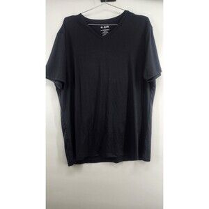 01 Algo Men's Large Black Crewneck Short Sleeve T-Shirt Tee NWOT